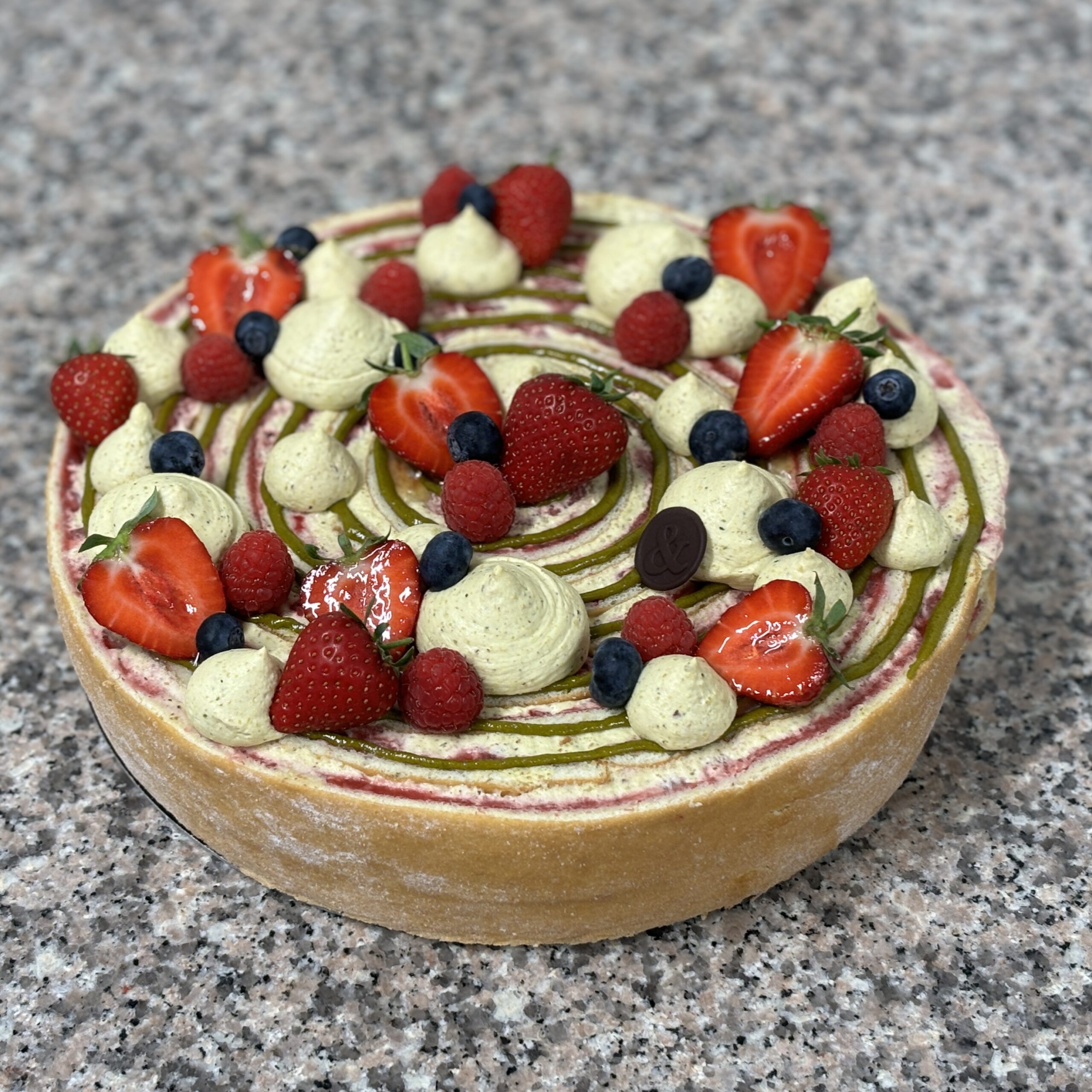 Volute Fraise pistache